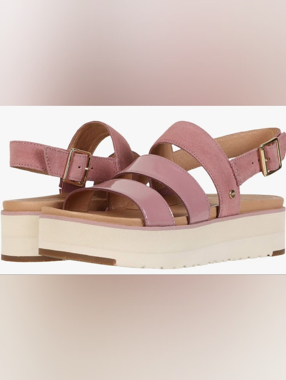 UGG Braelynn  Platform Strappy Sandals Size 7.5